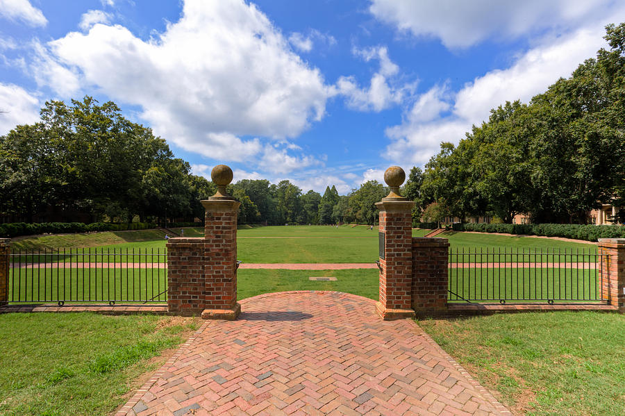 william and mary view of sunken gardens